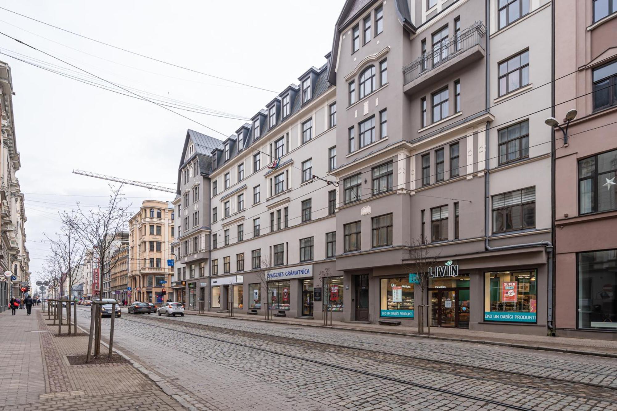 Elegant With Airconditioner And Elevator, 9 Min Walk To Old Town Riga